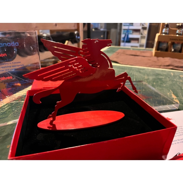Exxon mobile Pegasus collectable small statue