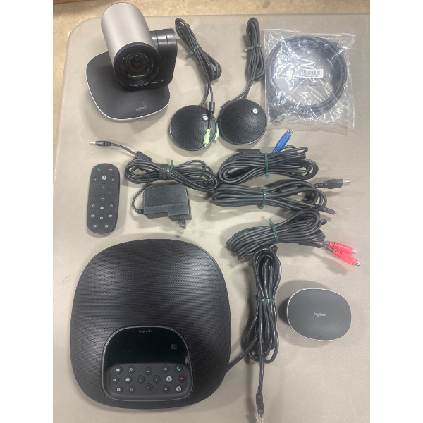 Logitech Group Video Conferencing System Model V-U0036 With Accessories