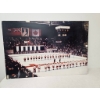Image 2 : Vintage Print of Canada Hockey Match with Flags and Stands