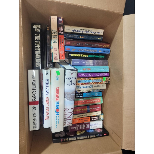 Paperback Books Including Stephen King and Others