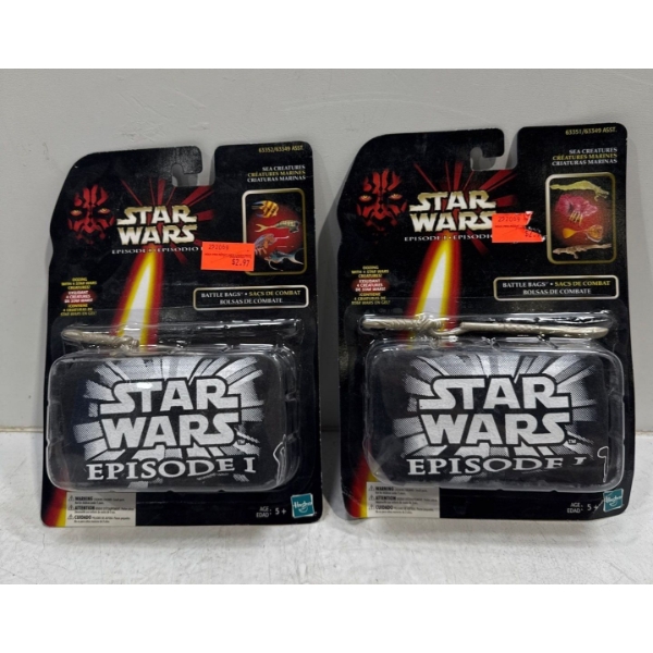 Collection of Unopened Star Wars Episode 1 Sea Creatures