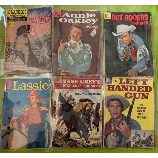 Comic Books From Another Time - 12 Count Roy Rogers & More