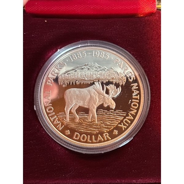1997 $1 The 1972 Canada/Russia Hockey Series, 25th Anniversary - Sterling Silver Dollar Proof
