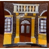 Image 2 : Unique Decorative Square Plate 11T w/ Willowtree & Faux Fruit Bowl