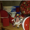 Image 1 : Zyliss Easy Slice Mandoline (Brand New), Red Themed Kitchen Decor: Bowls, Jug, Cannister, Red Frying