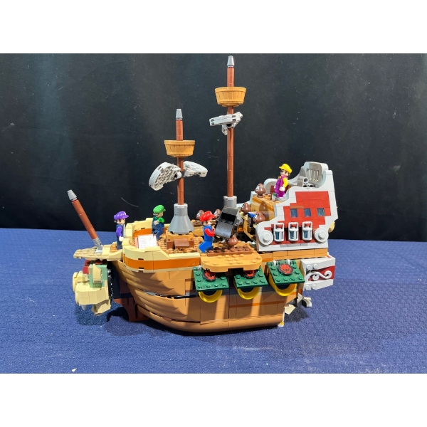 Mario Brothers Lego Pirate Ship Complete