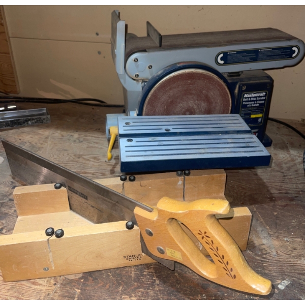Mastercraft Bench Grinder w/ Angle Cutting Tool