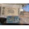 Image 2 : Collection of worl Bills from Germany & New Zealand Also 4 Gold Bills from around the world 