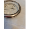 Image 3 : Antique Glass Ashtrays w/ Silver Decorative Embelishments 4W