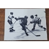 Image 4 : Four Black-and-White Ice Hockey Photographs