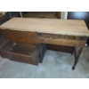 Wooden Desk Stained Brown with 4 Drawers 48 L,  30 T, 16 W