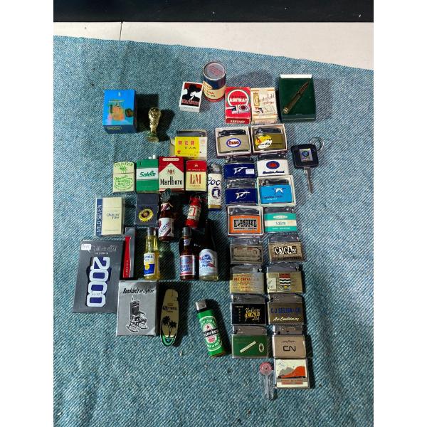 Vintage Lighters: Esso, Marlboro, Lucky Strike & More