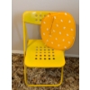 Image 1 : Decorative Metal Yellow Folding Chair