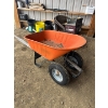 Image 1 :  two wheeled wheelbarrow ready foe all your yard projects