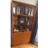 Image 1 : Vintage Corner Display Cabinet, Contents NOT Included - 34W, 18D, 72T 