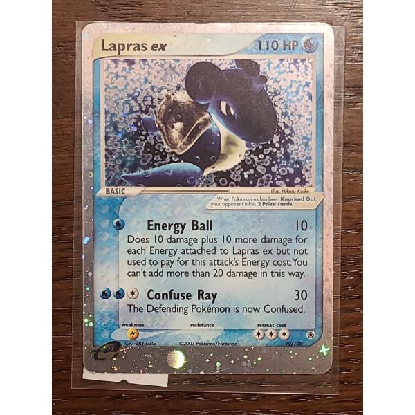 Pokemon Lapras ex Trading Card 