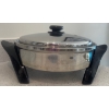 Image 2 : Saladmaster Vintage Stainless Steel Electric Frying Pan  ModelNo.K7356C