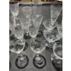 Image 2 : Collection of Crystal & Glass Stemware Various Patterns 