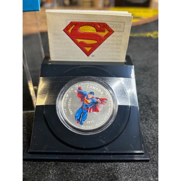 -2013 $15 75th Anniversary of Superman™: Modern Day - Pure Silver Coin 15.87g RCM