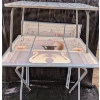 Image 11 : 80s TV Trays, Pop-Up Table, and Small Painted Side Table