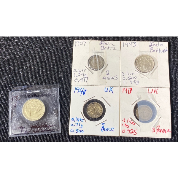 Collection of British and British-Indian Coins