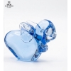 Image 3 : Collection Of Artistic Glass Items, Glass Perfume Bottle Without Stopper 7''INCHES H , And More