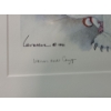 Image 5 : "Warm and Cozy", Artist Barbara Lavallee, 241/750, Offset Lithograph Framed Under Glass 23 X 14.5 