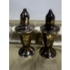 Image 1 : Sterling silver Salt and Pepper Shakers with Lidded Tops