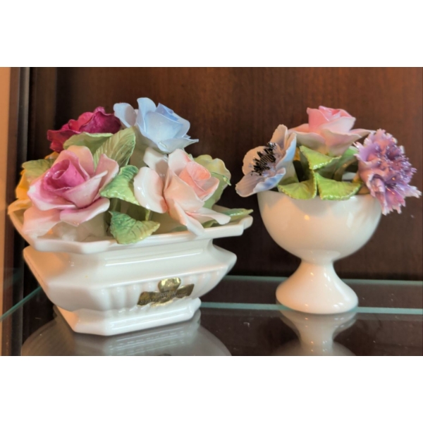 Radnor and Staffordshire Fine Bone China Flowers