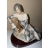 Image 4 : LLadro Statue w/ Wooden Base 15.5 W, 8 D, w/ Statue on Top 11 T	