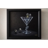 Image 1 : Michael Godard “Gangster Martini (2 Shots and a Splash)” 2004 Signed 13"X13"