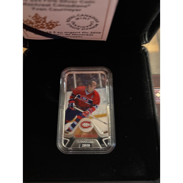 2019 $25 Yvan Cournoyer: Montreal Canadiens - Fine Silver Coin