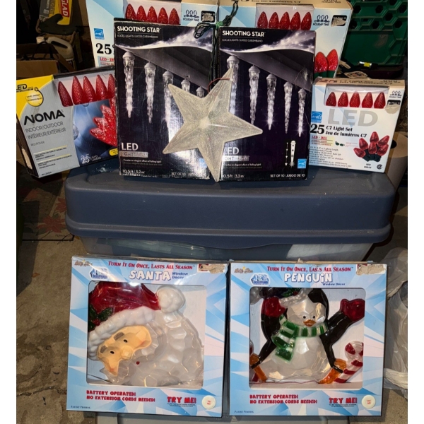 Vintage Collection Of Holiday & Seasonal Items-Christmas Lights & Decor