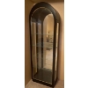 Image 2 : Stunning Display Cabinet w/Glass Sides & Door- Arched Cabinet  25x13x75"t