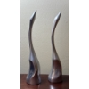 Hoselton Aluminum Art Sculptures, Made in Canada - Pair of Tall Birds (Largest 9T)