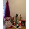 Image 1 : Holiday Collection - Angel, Artificial Feather Tree (36T), Santa, Light Up Singing Snowmen + More 