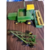 Image 1 : ERTL John Deere 6600 Combine Toy w/ Seperate ERTL 1/16 John Deer Scale Plow