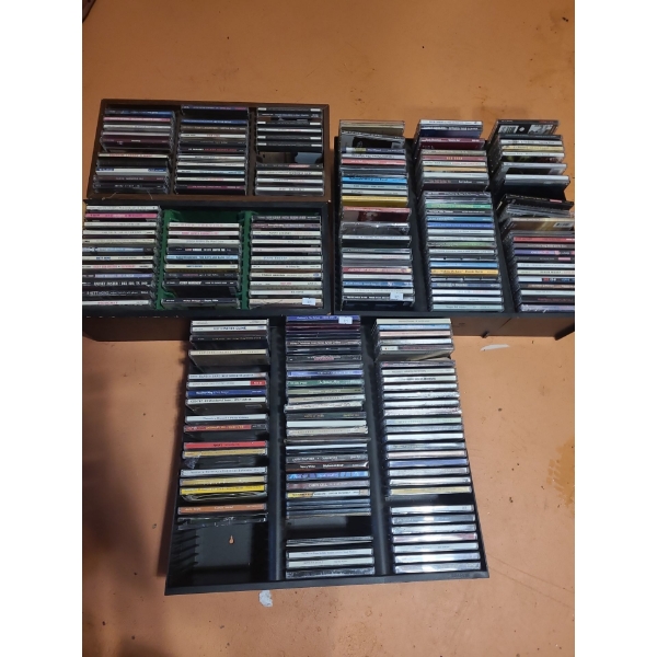 CD's in Storage Boxes Including: George Strait, Patsy Cline, Kenny Chesney an More!