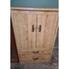 Image 1 : Storage Cabinet w/ 2 Drawers 35 W, 18 D, 54 T 