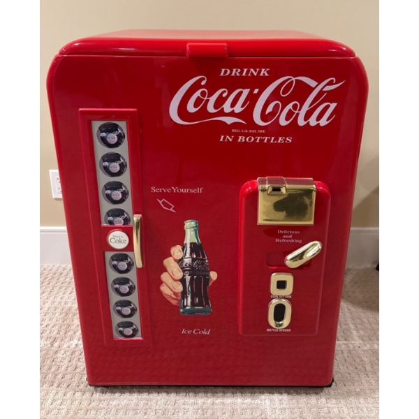 Plastic Coca-Cola Cooler w/ Dispenser - 25W, 36T 
