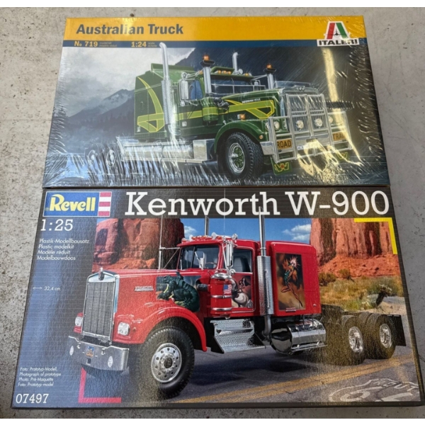 Austrialian Truck 1:24 Sc, Kenworth W-900 Truck 1:25 Sc 