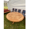 Image 3 : Solid Oak Vintage Poker table with Beautiful Craftsmanship W52 L52 H28