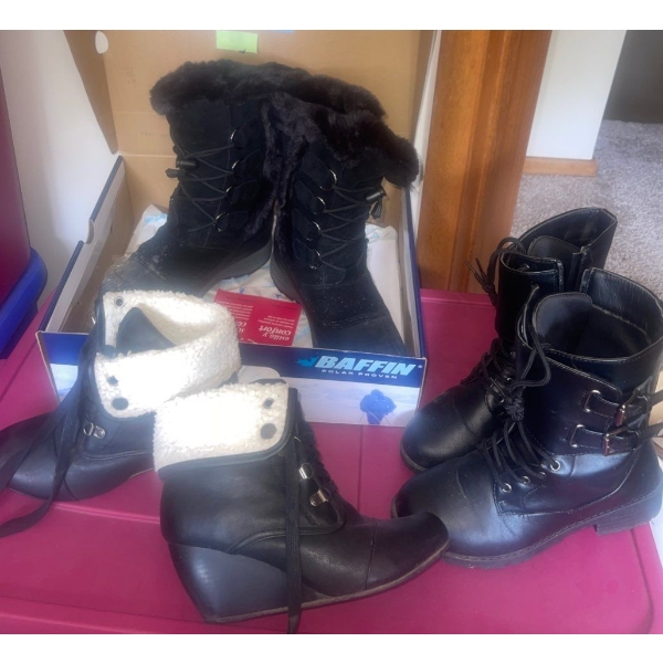 Trio Of Size 8 Women's Boots
