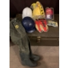 Image 1 : Hard Hats, Storm Master Rubber Boots (Size 11), Fiberglass Tape, Circulation Tank Heater & More 
