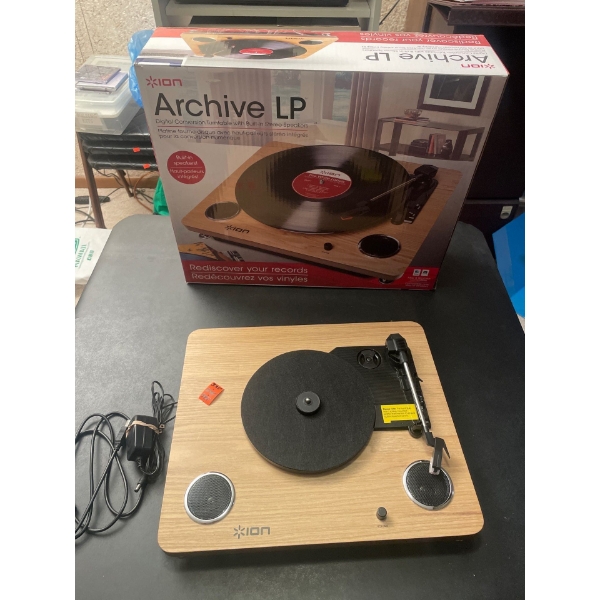 Ion Archive LP Record Player Turntable