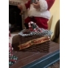 Image 3 : Holiday Light Up Santa Fireplace Decor Piece 