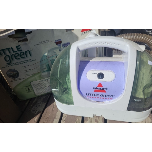 Bissell Little Green Turbobrush Steam Cleaner Model 1400-D