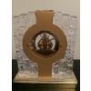Image 2 : Citizen Mantel Clock w/ Mini Brass Rocking Chair 9T