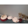 Image 11 : Contents of Closet: Holiday Decorations and 3 Rolling Carts, Dishes, Candleholder 16 T 