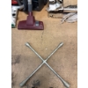Image 2 : Steel Cross Wrench and Metal Floor Jack for Automotive Use